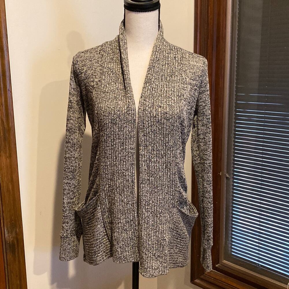 Kirra | Long open front cardigan Size M